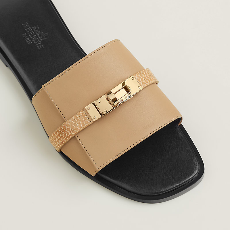 サンダル 《ジュリア》 - ベージュ | Hermès - エルメス-公式サイト